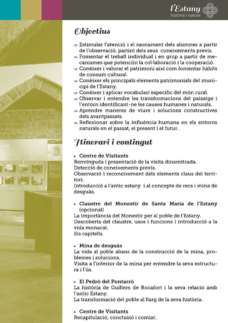 Serveis didàctics del Centre de Visitants