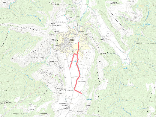 Canals de dessecació de l'estany